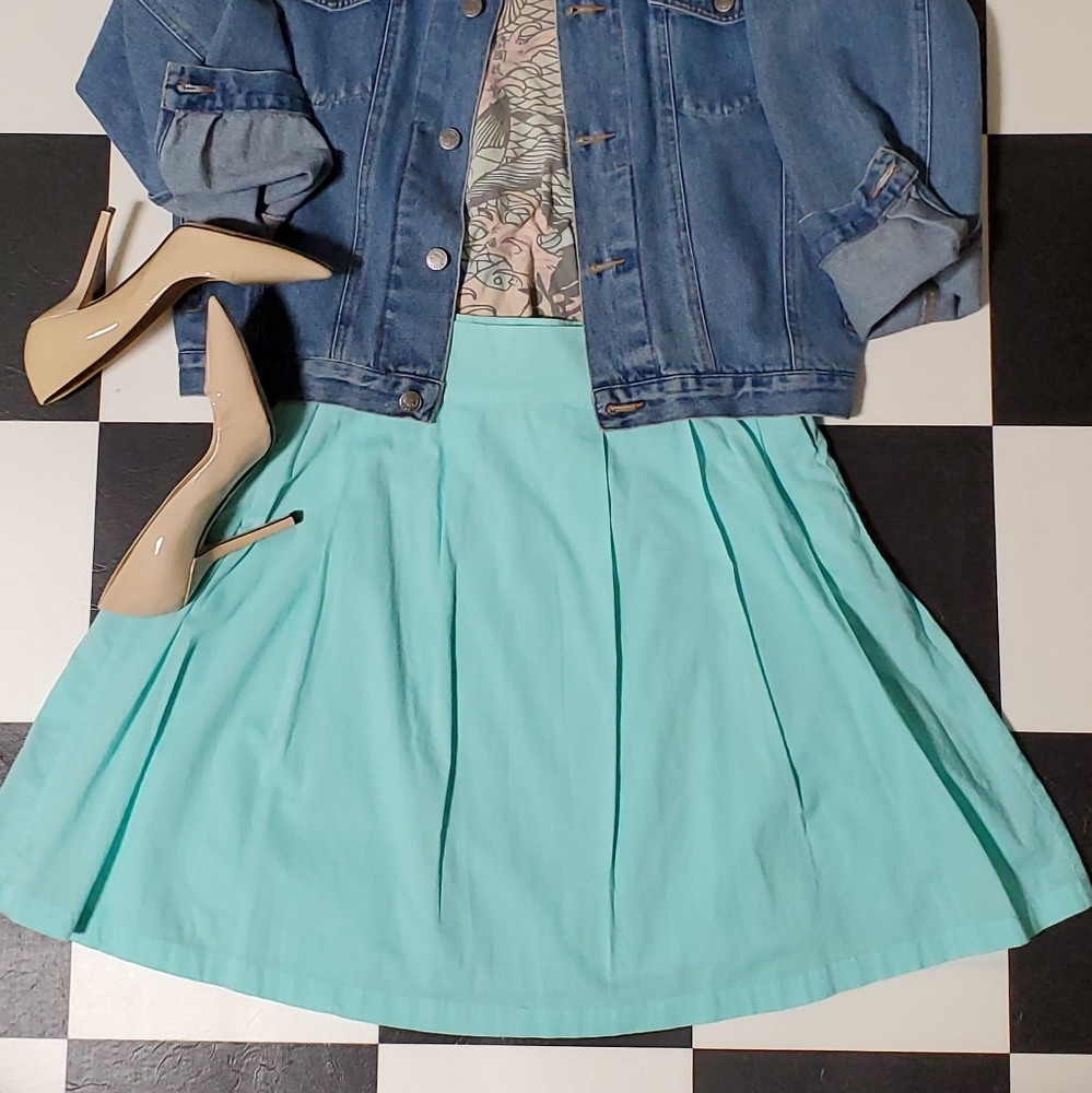 🌞 Summer Skirt Cotton S Mini Skater 🌞 - Picture 6 of 6